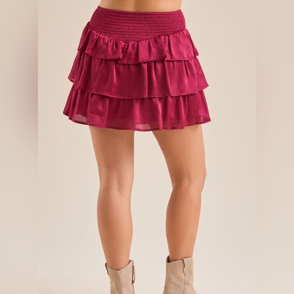 Altar'd State Dresses & Skirts - Altar’d State Joiya tiered miniskirt, size XXL